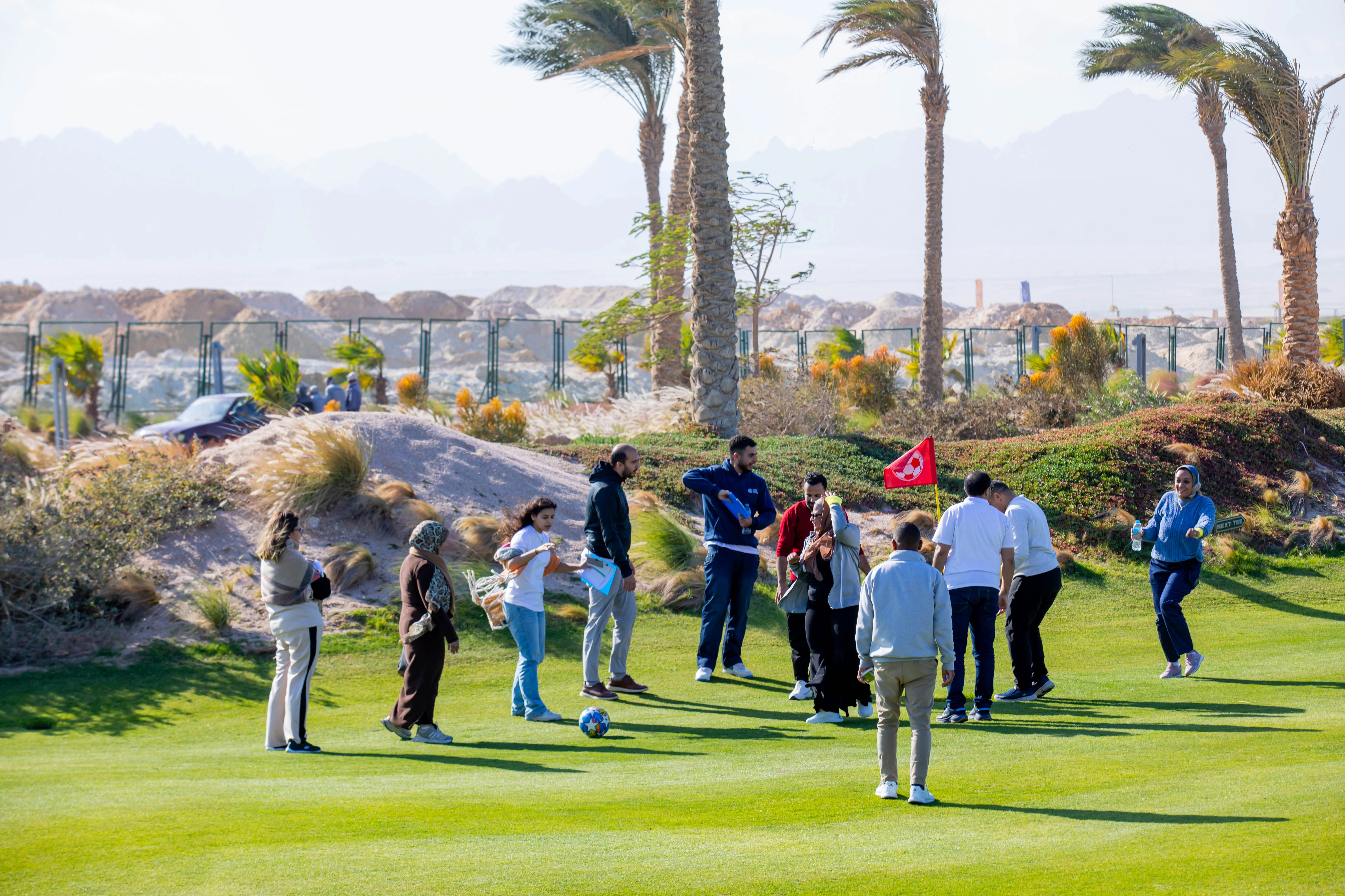 Ever palyed golf by foot?